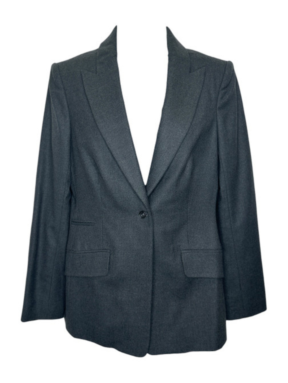 The Row Gray Wool Blazer